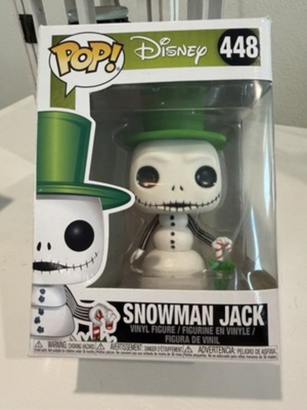 Funko Pop! Vinyl: Disney - Snowman Jack #448 With Protector